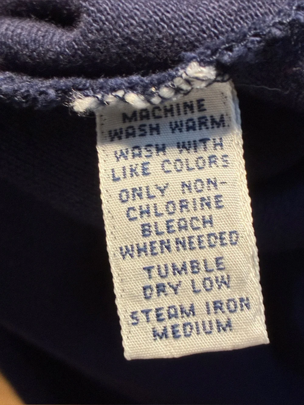 Ralph Lauren Navy Long-Sleeve Polo with Bear Embroidery